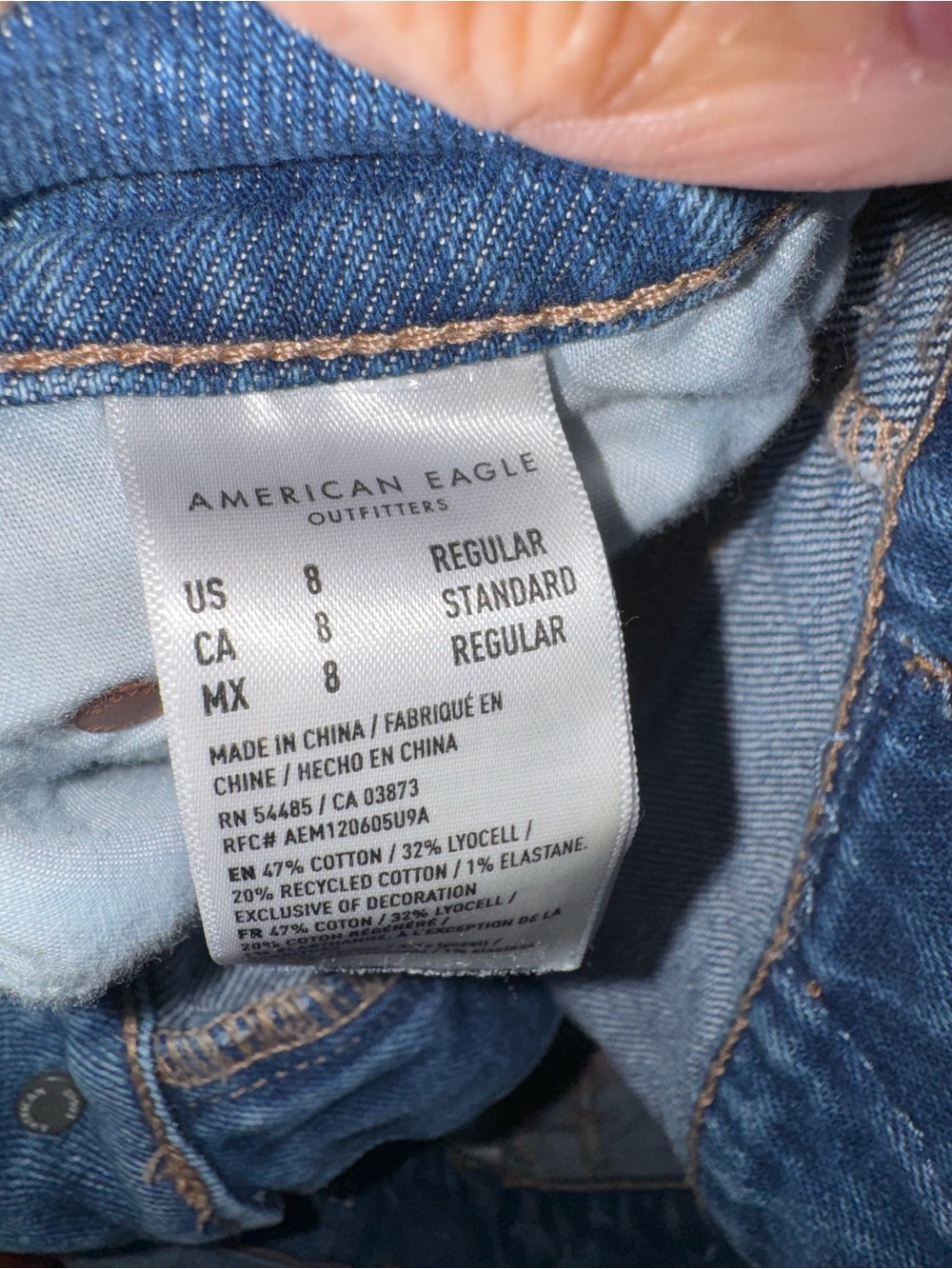 American Eagle Outfitters Women’s High Waisted Stovepipe Jeans